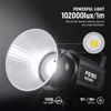 Picture of NEEWER FS150 LED Video Light 2.4G/APP Control, 130W 5600K COB Daylight Silent Photography Continuous Output Lighting 4 Precise Dimming Types 102000lux/1m CRI97+ 9 Effects Bowens Mount, US Plug