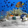 Picture of ATTAFE Coral Reef Underwater 3D Mural Wallpaper, Colorful Tropical Fish Photo Mural Wallpapers, Mural HD Photo for Living Room TV Sofa Bedroom 169" by 118"