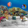 Picture of ATTAFE Egypt Underwater Coral Landscape 3D Mural Wallpaper, Red Sea Tropical Fish Photo Mural Wallpapers, Mural HD Photo for Living Room TV Sofa Bedroom 169" by 118"