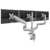 Picture of Mount-It! Triple Monitor Mount with USB and Audio Ports, 3 Monitor Desk Mount, Balanced Height Adjustable Triple Monitor Stand for Three Computer Screens 24 27 30 32 Inch VESA Screens, Gaming, Office