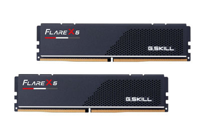 Picture of G.SKILL Flare X5 Series (AMD Expo) DDR5 RAM 64GB (2x32GB) 6000MT/s CL30-40-40-96 1.40V Desktop Computer Memory UDIMM - Matte Black (F5-6000J3040G32GX2-FX5)