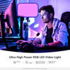 Picture of NEEWER 18.3" RGB LED Video Light Panel with APP Control, 360°Full Color, 1 Pack 60W Dimmable 2500K~8500K RGB LED Panel CRI/TLCI 97+ with 17 Special Scenes Effect for Game YouTube Zoom Photography