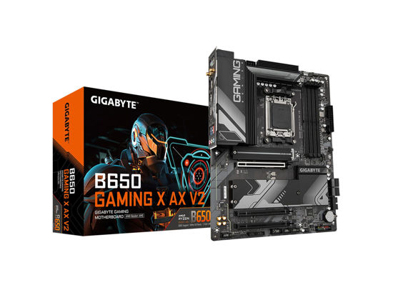 Picture of GIGABYTE B650 Gaming X AX V2 (rev. 1.0) AM5 LGA 1718 AMD B650 ATX DDR5, Triple M.2, PCIe 5.0, USB 3.2 Gen2x2 Type-C, AMD Wi-Fi 6E, Realtek 2.5GbE LAN