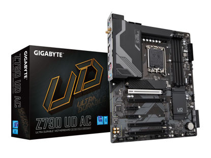 Picture of GIGABYTE Z790 UD AC (LGA 1700/ Intel Z790/ ATX/ DDR5/ Triple M.2/ PCIe 5.0/ USB 3.2 Gen2X2 Type-C/Intel Wi-Fi/ 2.5GbE LAN/PCIe EZ-Latch/Multi-Key/Motherboard)