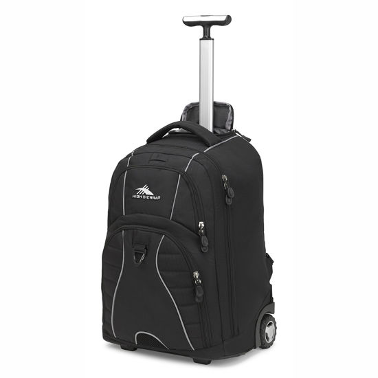 Picture of High Sierra Freewheel Wheeled Laptop Backpack, Black, One Size