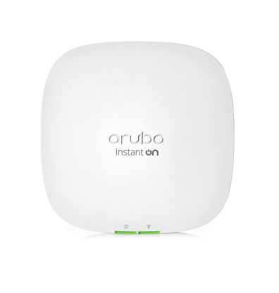 Picture of HPE Networking Instant On Access Point AP22 2x2 WiFi 6 Indoor Wireless Access Point | Long Range, Secure, Smart Mesh Support | Power Source Included | US Model (R6M49A)