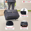 Picture of Alpine Swiss Rolling 17" Laptop Briefcase on Wheels Attache Lawyers Case Legal Size Black