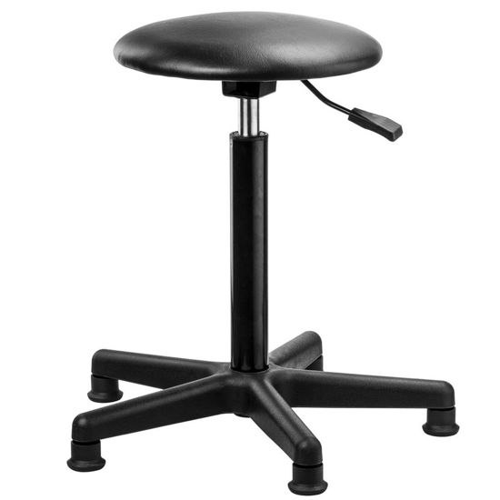 Picture of Flashpoint 20-30" Posing Stool, Photography Stool Perfect for Studio, Home & On-Location Photography w/14 Comfortable Padded Seat, Pneumatic Height Adjustment, 5 Pedestal Feet & Locking Lever Handle