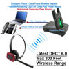 Picture of INNOTALK Wireless Headset for Computer and Compatible with Polycom 650, 670, VVX300, VVX400 and Any VVX Models(Explorer)