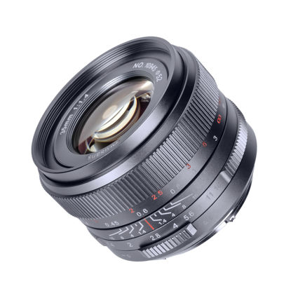 Picture of 7artisans 35mm F1.4 Mark Ⅱ Full Frame Manual Focus Prime Lens Large Aperture Compatible with L Mount Mirrorless Camera(Titanium Gray)