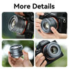 Picture of 7artisans 35mm F1.4 Mark Ⅱ Full Frame Manual Focus Prime Lens Large Aperture Compatible with L Mount Mirrorless Camera(Titanium Gray)