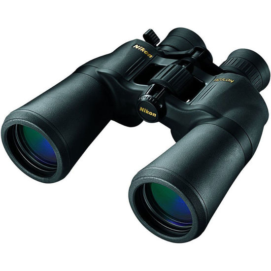 Picture of Nikon ACULON A211 10-22x50 Binocular | Multilayer coating, Porro prism Binocular with turn and slide eyecups, Tripod Adaptable | Official Nikon USA Model