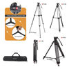 Picture of RAUBAY 70.8" Professional Heavy Duty Video Camera Tripod with Fluid Head, QR Plate for DSLR Camcorder, Max Loading 17.6lbs, Aluminum Twin Tube Leg with Metal Mid-Level Spreader DV-1 PRO