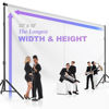 Picture of LimoStudio (Super Heavy Duty) 20 ft. Wide x 10.4 ft. Tall Backdrop Stand, Upgraded Model 1.45" Thick Pole, Super Structure Heavier & Stronger, No Wobble Background Support System Kit, AGG2280