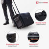 Picture of Alpine Swiss Rolling 17" Laptop Briefcase on Wheels Attache Lawyers Case Legal Size