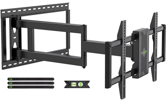 Picture of USX Mount Long Arm Full Motion TV Wall Mount for Most 42-90 inch TV 40 Inch Extension TV Mount，Wall Mount TV Bracket with 90°Swivel Up to 150lbs Fits 16” 18” 20” 24” Stud VESA 800x400mm XML035…