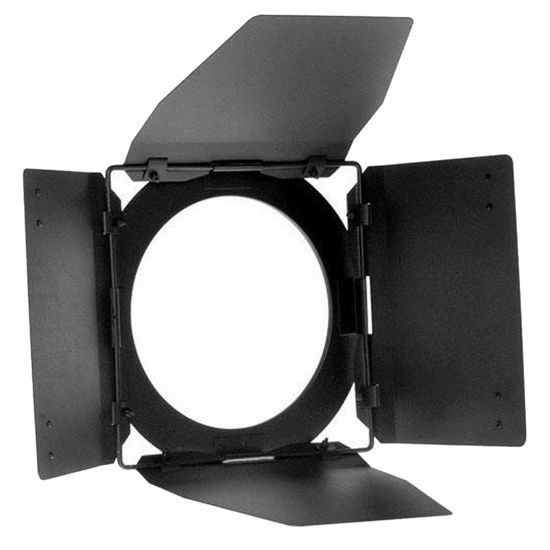 Picture of ARRI 7.8" 4-Leaf Barndoor Set for T1 1000 Watt Fresnel Light, True Blue