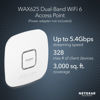 Picture of NETGEAR Cloud Managed Wireless Access Point (WAX625) - WiFi 6 Dual-Band AX5400 Speed | Up to 328 Client Devices | 802.11ax | Insight Remote Management | PoE+ Powered or AC Adapter (not Included)