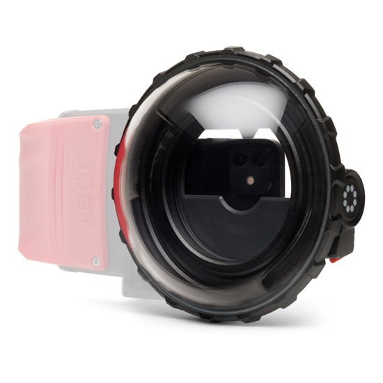 Picture of JOBY SeaPal 6" Dome, for SeaPal Waterproof Smartphone Case, 50/50 Above - Underwater Shooting, for Action Content Creation, Videography, Photography, Surfing,Snorkeling, Diving, Surfing,JB01949-BWW