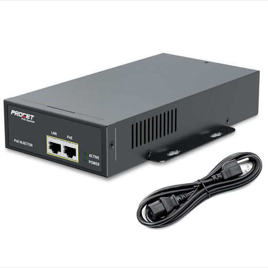 Picture of Starlink Gen 3 PoE Injector Gigabit, 3 in 1 Starlink Ethernet Adapter Gen 3 with 6KV (10/700us) Surge Protection, 100-240Vac Input & 150W 55V Output for Starlink V3, PT-PSE109GXRN