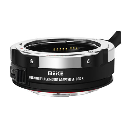 Picture of Meike MK-EFTR-CL Auto-Focus Locking Drop-in Filter Mount Lens Adapter for Canon EF to EOSR with Variable ND Filter and UV Filter for EOS R R5 R6 RP R7 R10 C70 Cameras