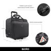 Picture of Solo New York Empire Rolling Laptop Bag. Rolling Briefcase for Women and Men. Fits Up to 17.3 Inch Laptop - Black, (CLS910-4)