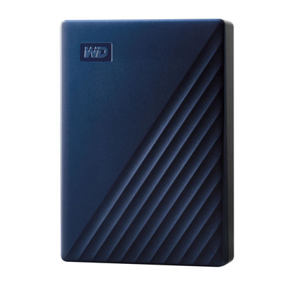 Picture of WD 6TB My Passport for Mac, Navy, Portable External Hard Drive with Backup Software and Password Protection, USB 3.1/USB 3.0 Compatible - WDBK6C0060BBL-WESN