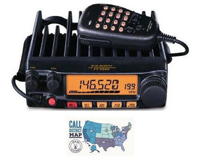 Picture of Bundle - 2 Items - includes Yaesu FT-2980R 80W FM 2M Mobile Transceiver and Ham Guides TM Quick Reference Card