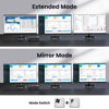 Picture of KVM Switch 3 Computers,W/Displayport HDMI for Triple Monitor,Ultra HD HDMI 8K@60Hz/4K@120Hz, DP 8K@30Hz/4K@144Hz,1 HDMI&2 DisplayPorts 4 USB 3.0 Ports-Wired Remote&6 DP 3 HDMI 3 USB Cables