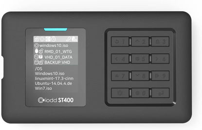 Picture of iodd ST400(1TB SSD) ST400 2.5 inch Enclosure/USB-C/Bootable Virtual ODD&HDD / AES256 Encryption Max up to 76 Digits/Write Protect / 2541 Made in Korea…