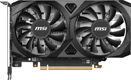 Picture of MSI Gaming RTX 3050 Ventus 2X 6G OC Graphics Card (NVIDIA RTX 3050, 96-Bit, Boost Clock: 1492 MHz, 6GB GDDR6 14 Gbps, HDMI/DP, Ampere Architecture)