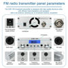 Picture of FM Transmitter,15W FM Radio Broadcast Transmitter for Church,Long Range FM Radio Transmitter Stereo Mini Radio Station with 3.5mm Mic Audio Jack for Drive-in Movie,Church Parking Lot,Lights Fireworks