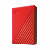 Picture of WD 6TB My Passport, Portable External Hard Drive, Red, Backup Software with Defense Against ransomware, and Password Protection, USB 3.1/USB 3.0 Compatible - WDBR9S0060BRD-WESN