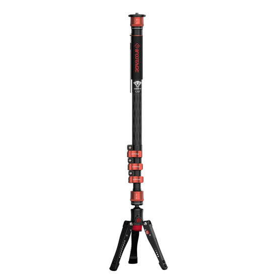 Picture of IFOOTAGE Cobra 3 C180F,Camera Monopod with Tripod Base,Carbon Fiber Professional Video Monopod,Suitable for SLR Cameras and Camcorders(71")