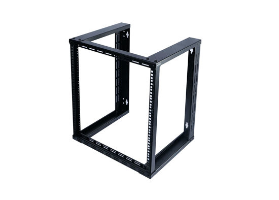 Picture of Tecmojo 12U Fixed Wall Mount Network Rack 15.8" Depth Open Frame for Server Data/AV/IT/Communication/Computer Equipment/Patch Panel Heavy Duty