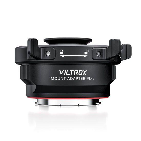 Picture of VILTROX PL-L Lens Mount Adapter Ring Compatible with PL Lens to L Mount Camera Panasonic S1 S1R S1H S5/Leica SL SL2 CL TL/Sigma FP DSLR Cameras, with Two caps, Detachable Ring Base