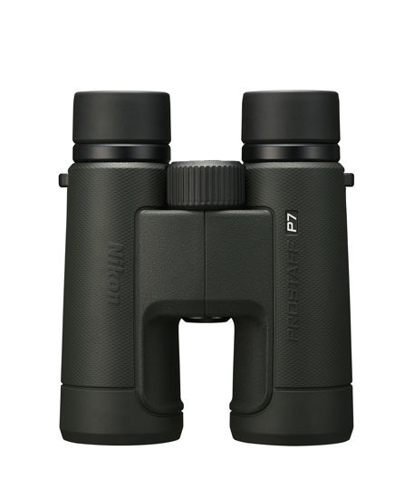 Picture of Nikon PROSTAFF P7 10x42 Binocular | Waterproof, fogproof, Rubber-Armored Full-Size Binocular, Oil & Water Repellent Coating & Locking Diopter | Official Nikon USA Model