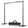 Picture of Fotoumgl 10x10ft Heavy Duty Backdrop Stand, Adjustable Pipe And Drape Stand Kit with Metal Steel Flat Base, Large Extendable Sturdy Background Diy Stand Backdrop Frame for Wedding Parties Banner