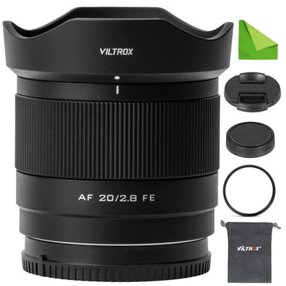 Picture of VILTROX 20mm F2.8 FE, STM Auto Focus Full Frame Lightweight Ultra Wide Angle Lens for Sony E-Mount ZV-E1 FX30 A7RV A7IV ZV-E10 A7C A7CR A7CII A6700 A6600 A6400 A7III