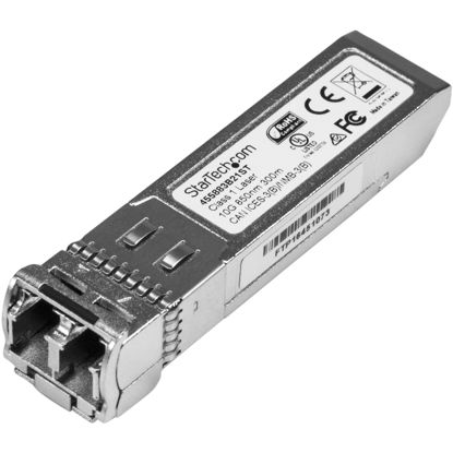 Picture of StarTech.com HPE 455883-B21 Compatible SFP+ Module-10GBASE-SR-10GbE Multi Mode (MMF) Fiber Optic Transceiver-10GE Gigabit Ethernet SFP+ - LC 300m- 850nm-DDM HPE 6120XG,6120G,Flex Fabric (455883B21ST)