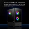 Picture of Gamdias RGB Gaming ATX Mid Tower Computer PC Case with Side Tempered Glass Panel and a Magnetic Dust Filter & 3 Built-in 120mm ARGB Fans