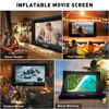 Picture of Inflatable Projector Screen, 16FT Inflatable Movie Screen Outdoor One-piece Design Front & Rear Projection Blow Up Movie Screen Outdoor Projector Screen Easy Set Up for Backyard Movie Night Pool Party