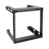 Picture of RIVECO 9U Wall Mount Rack for Network - 17.7" Deep 2 Post Open Frame Racks Easy Assembly Firm Constructed for Stereo/Server/AV/Home Data Equipment Heavy Duty BlacK