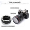 Picture of VILTROX EF-FX1 PRO Auto Focus Lens Mount Adapter Converter with Aperture Control Compatible with Canon EF/EF-S Lens to Fuji X-Mount Mirrorless Camera X-H1 X-PRO2 X-T2 X-T3 X-T1 X-T20 X-T10 X-E2 X-E1