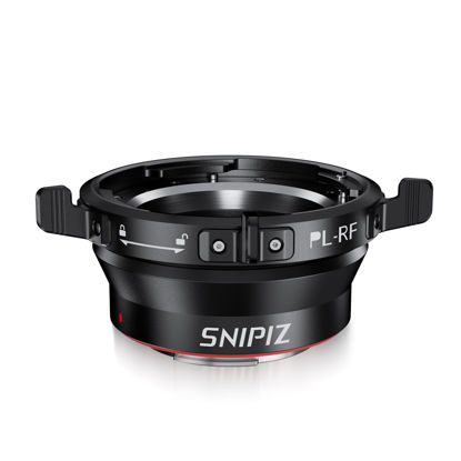 Picture of SNIPIZ PL-RF Lens Mount Adapter with Rotary Lock Compatible with PL Lens to Canon RF Mount Cameras EOS R EOS Ra EOS RP EOS R5 EOS R6 EOS R3