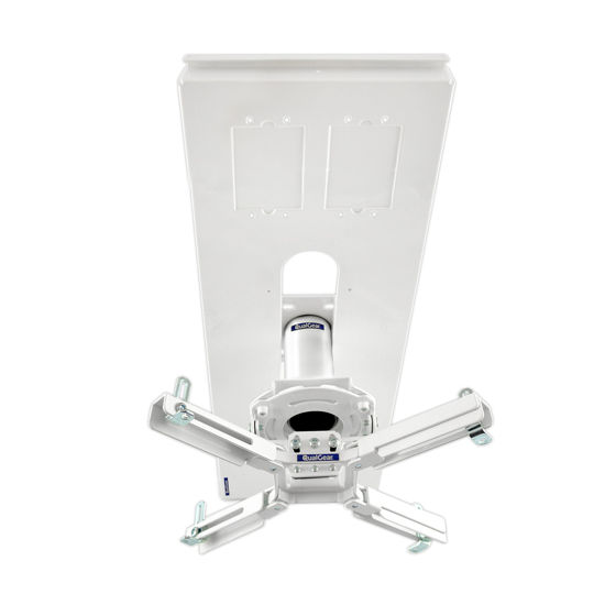 Picture of QualGear Pro-AV QG-KIT-S-3IN-W Projector Mount Kit Accessory Suspended Ceiling Adapter, 3" 1.5", White