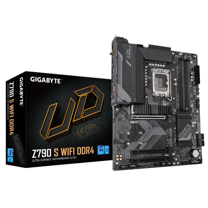 Picture of GIGABYTE Z790 S WiFi DDR4 LGA 1700 Intel Z790 ATX Motherboard with DDR4, Triple M.2, PCIe 4.0, USB 3.2 Gen2 Type-C, 2.5GbE LAN, PCIe EZ-Latch, Multi-Key