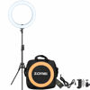 Picture of 18 Inch Ring Light with Tripod Stand, Dimmable 58W 5500K LED Circle Light for TikTok/Live Stream/Makeup/YouTube with Carrying Bag,Compatible Camera and Phone