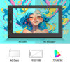 Picture of Drawing Tablet with Screen VEIKK VK1200 11.6 inch Full-Laminated Drawing Monitor with 6 Shortcut Keys and 8192 Levels Battery Free Stylus Pen, for PC/Mac/Linux/Windows(120% sRGB)