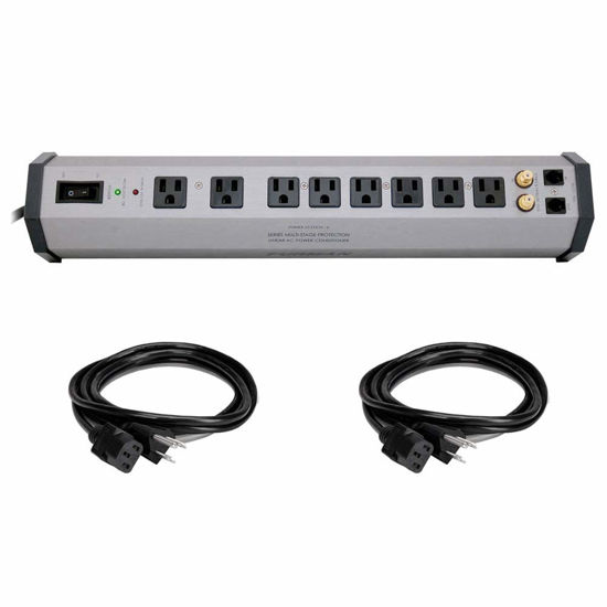 Picture of Furman PST-8 Power Station Home Theater Power Conditioner with (2) Extension Cable Bundle